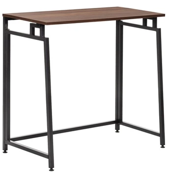 Biurko komputerowe Springos HF00256 80 cm składane Ciemno brązowe (5908455306850)
