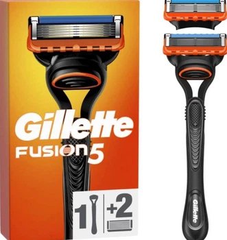 Станок для бритья Gillette Fusion 5 бритва с 2 сменными картриджами (Gillette-F5-2)