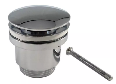 Донний клапан F62, автомат, 1 1/4", хром frap F62