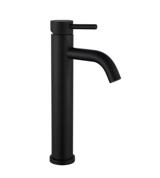 Змішувач для умивальника EKO11C-01-BLACK високий WEZER EKO11C-01-BLACK