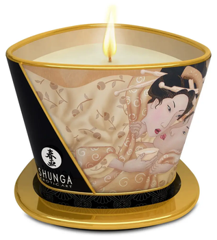 Интимная массажная свеча Shunga Massage Candle Vanilla с запахом ванили 170 мл