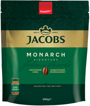 Кава розчинна Jacobs Monarch економ-пакет 500 г