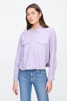 Рубашка Gap 48(XL) Сиреневый (132030)