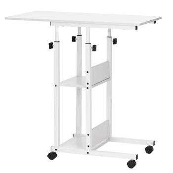 Журнальний столик SPRINGOS HF0059 регульований столик для ноутбука Білий (5908455306881)