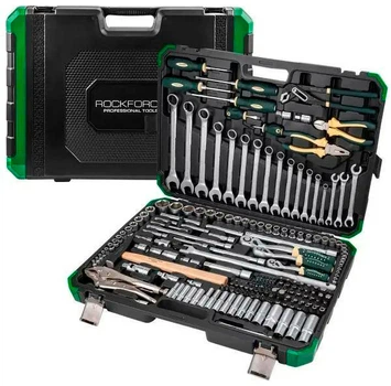 Набор инструментов Rock Force 180+2 предметов 1/4", 3/8", 1/2" 6 гр., 12 гр. (RF-41802+2)