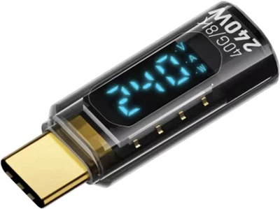 Перехідник XoKo AC-240TCС USB 4.0, 240W, 40G/8K& USB Type-C - USB Type-C (AC-240TCС)