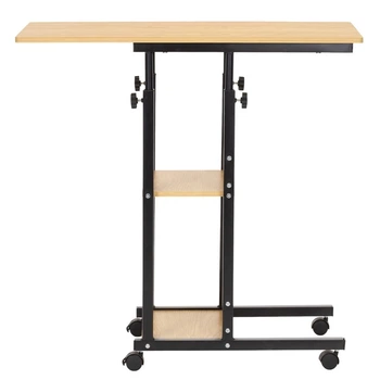 Журнальний столик SPRINGOS HF0060 регульований столик для ноутбука Світло коричневий (5908455306898)