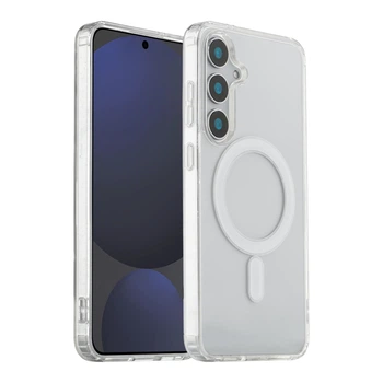 Противоударный Чехол TPU Clear Case with MagSafe для Samsung Galaxy S25 5G (S931) Transparent
