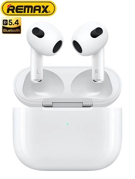 Bluetooth TWS наушники Remax PD-BT430 BT5.4 Белые. 4th Generation Smart Case
