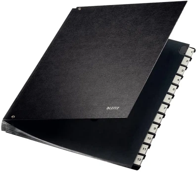 Segregator biurkowy Leitz Hardboard A4 1 szt Czarny LEI58120095 (4002432311675)