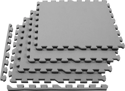 Килимок пазл Springos пінопластовий 60 x 60 x 2 см 4 шт. Сірий (5907719408019)