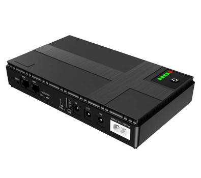UPS ИБП бесперебойное питание для роутера/терминала ONU YEPO DC 5-9-12V LiFePO4 12000mAh 36Вт