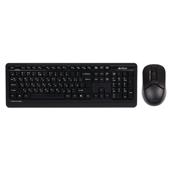 Комплект (клавиатура и мышь) A4Tech Fstyler FG1012 Wireless, 2.4G, Black