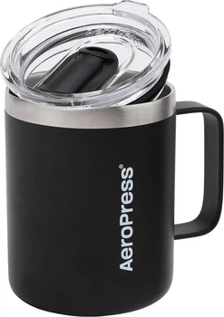 Термокружка AeroPress Travel Coffee Mug чорна 350 мл (085276082639)