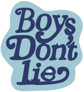 Dekoracyjny miękki dywan Hedo 82583 Boy's don't lie 120 x 120 cm Niebieski (5904041137785)