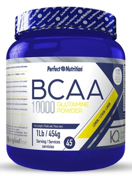 Aminokwas Perfect Nutrition BCAA Glutamina w proszku 10000 mg 454 g Cytryna (8437011127785)