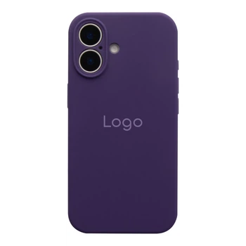Чохол Silicone Case Full Size with Frame для iPhone 16 78.Amethyst