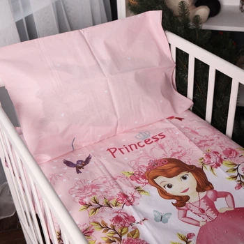 Простынь MirSon Бязь 17-0701 Princess Sofia 150 х 220 см (2200010458039)