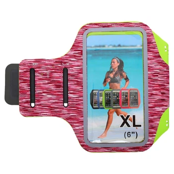 Сумка чехол для смартфона на руку SP-Sport 9500A размер 18х7 (до 5.5") Pink