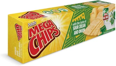 Чіпси Mega Chips Sour Cream & Onion зі смаком сметани та цибулі, 50 г