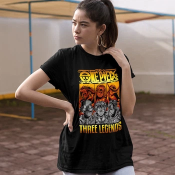 Футболка One Piece (Three Legends) XL чорний