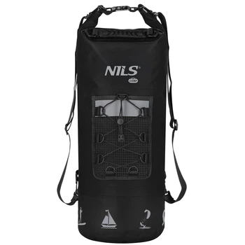 Рюкзак водонепроникний Nils Camp NC17108 25 л, чорний