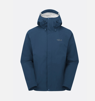 Куртка мужская мембранная Rab Firewall Jacket, Tempest Blue, S (RB QWI-08-TMB-SML)