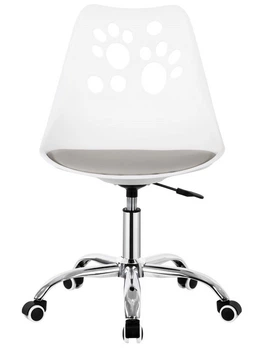 Fotel dziecięcy do biurka Springos HF0040 Biało-szary (5908455304696)