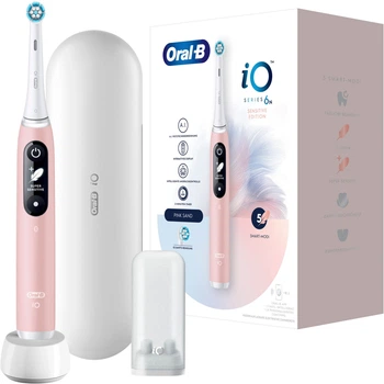 Електрична зубна щітка Oral-B iO 6N Рожева + TC (955555915417032) - Уцінка