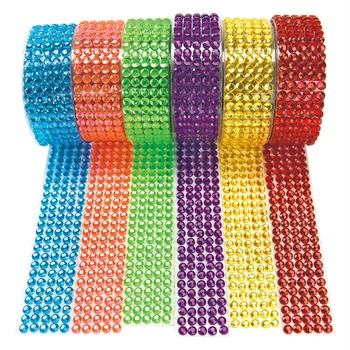 Набір для творчості Colorations кольорова стрічка з декоративними камінцями 6 шт (5710903613553)