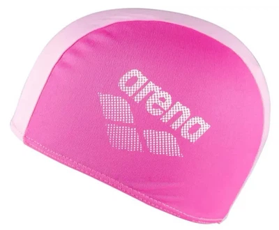 Шапка для плавания Arena POLYESTER II JR розовый, фуксия Дит OFSM