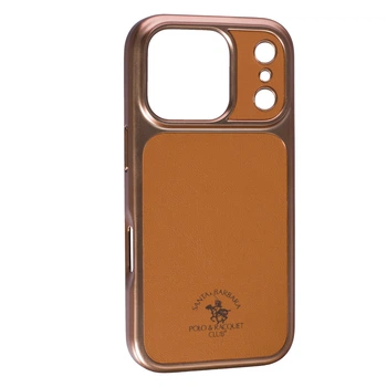 Шкіряний чохол Santa Barbara Polo Lucas для iPhone 17 Pro Max Gold