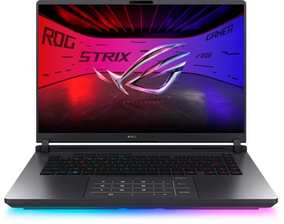Ноутбук ASUS ROG Strix G16 (2025) G615JMR-RV203 (90NR0LB1-M00960) Eclipse Gray / 16" IPS WUXGA 165 Гц / Intel Core i7-14650HX / RAM 16 ГБ / SSD 512 ГБ / GeForce RTX 5060, 8 ГБ (TDP 115 Вт)