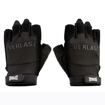 Рукавиці для фітнесу в зал спортивні Everlast Fitness Gloves Black чорні L