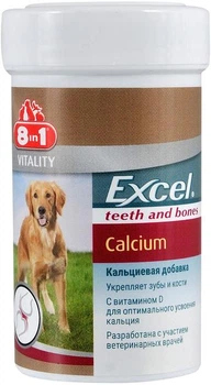 Кальцій 8in1 Excel Calcium для собак таблетки 155 шт (4048422109402)4048422184027