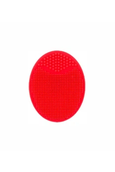 Спонж силиконовый для умывания красного цвета Red
