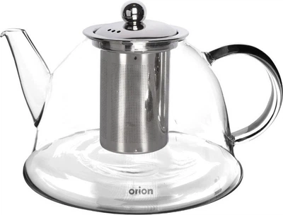 Чайник Orion скляний із фільтром термостійкий Прозорий 1.65 л (8592381160012)