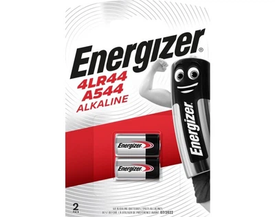 Батарейки щелочные Energizer 4LR44 (A544), 6 В, 2 шт