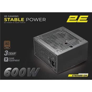 Блок питания 2E GAMING Stable Power ATX3.1 (2E-ST600BR-120)