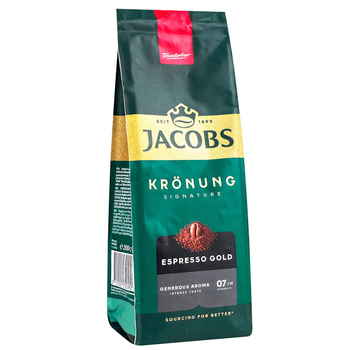 Кофе молотый Jacobs Kronung Espresso Gold 200 г