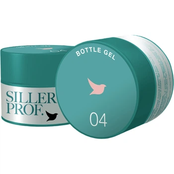 Гель SILLER Bottle Gel №004 з пензликом блідо-персиковий 15 мл