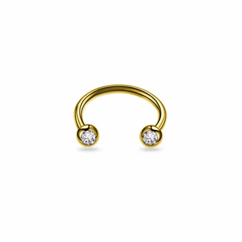 Циркуляр для пирсинга с шариками Asteel C0101 Септум 8 мм