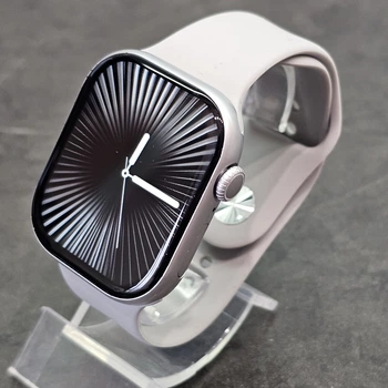 Смарт-годинник Smar Watch GS11 mini 42 mm з функцією дзвінка укр меню silver