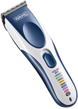 Набір для стрижки WAHL Color Pro Cordless, мережа+акум., тример,гребінець,ножиці, сталь, синій