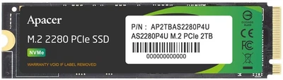 Накопитель SSD Apacer 2TB 3D TLC M.2 PCIe 3.0 (694337)