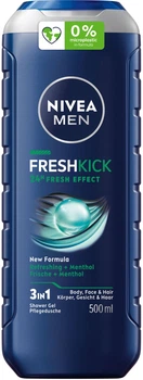 Гель для душа NIVEA MEN Fresh Kick 500 мл (4006000010120/9005800286563)