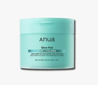 Увлажняющие педи ANUA PDRN 100 Hyaluronic Acid Glow Pad с гиалуроновой кислотой и PDRN (180 мл)