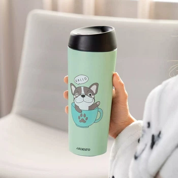 Термокружка ARDESTO Coffee Time Frenchie 450 мл AR2645DG