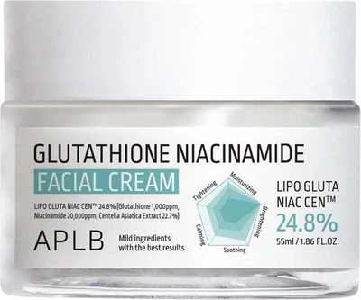 Увлажняющий крем для лица Aplb Glutathione Niacinamide осветляющий 55 мл (8809874682686)