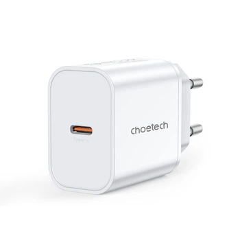 Мережевий зарядний пристрій Choetech USB-C PD 45W Wall Charger White (PD3042)